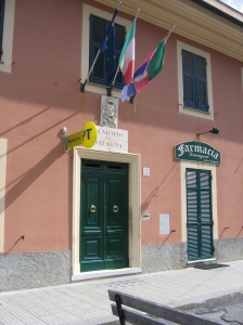 Ufficio postale entroterra Liguria